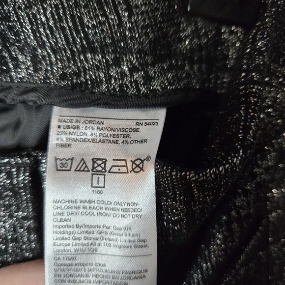 Banana Republic Sloan Metallic Ankle Pant 4 - Picture 4 of 5